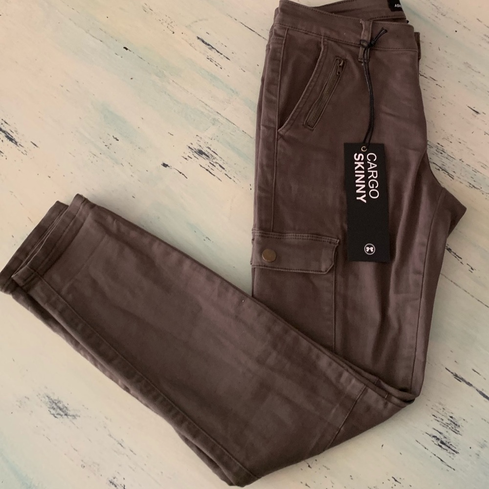 Ashley Mason Skinny Cargo Pants